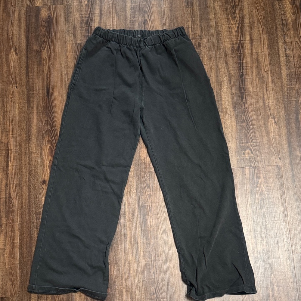 Brandy Melville Black Wide Leg Pants